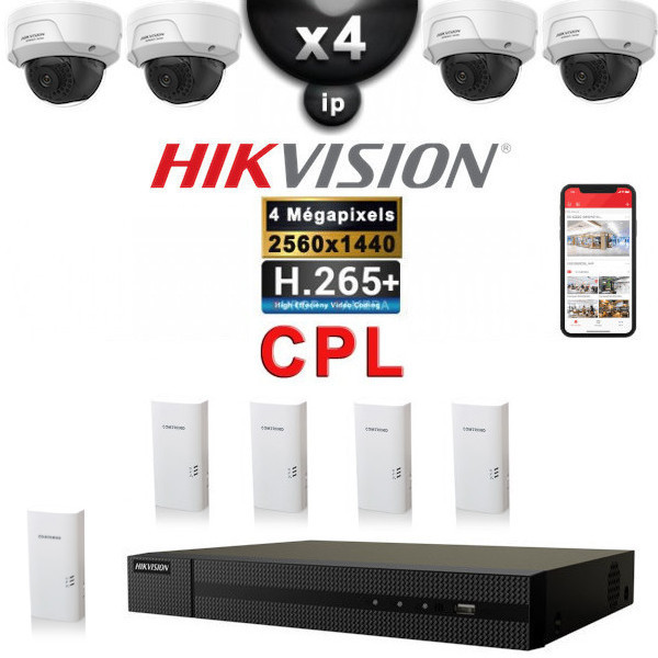 Boîtier CPL pour connexion système de caméra vidéosurveillance