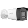 Caméra IP HiLook tube IPC-B180HA-LUF - 8MP UHD 4K H265+ - Objectif 2.8mm - Lumière Hybride 30m - POE & ONVIF