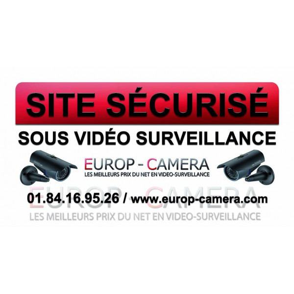 Adhésif Espace Sous Vidéo Surveillance 24h/24 (10EX) - Cdiscount