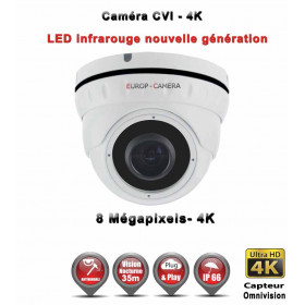E800 Kit de surveillance filaire 4K à 16 canaux avec 8 caméras