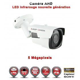La caméra tourelle IP 4K ColorVu POE prend en charge la vision nocturne  couleur 24 heures sur 24 avec LED blanc chaud et conforme ONVIF NDAA