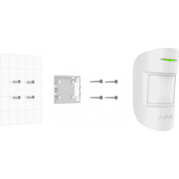 Ajax - Détecteur de mouvement sans fil compatible animaux MotionProtect  Plus - Blanc - Ajax - Détecteur de mouvement - LDLC