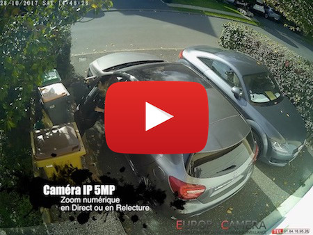 Caméra IP 5MP Vidéo démonstration caméra IP 5MP